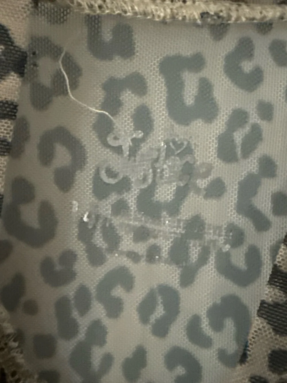 Justice Girls Leopard Print Mock Neck Top - Taupe & Black